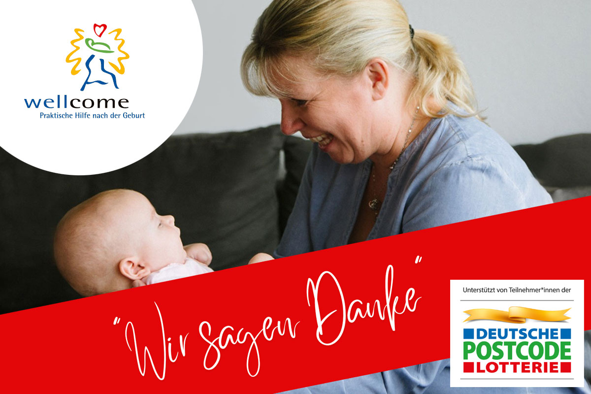 Deutsche Postcode Lotterie fördert wellcome in Sachsen, Sachsen-Anhalt und Thüringen