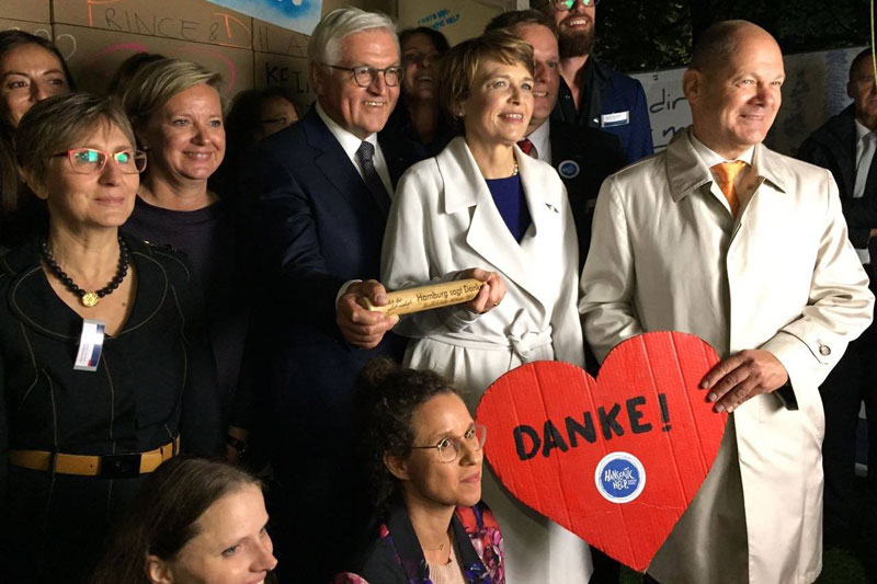 wellcome trifft den Bundespräsidenten